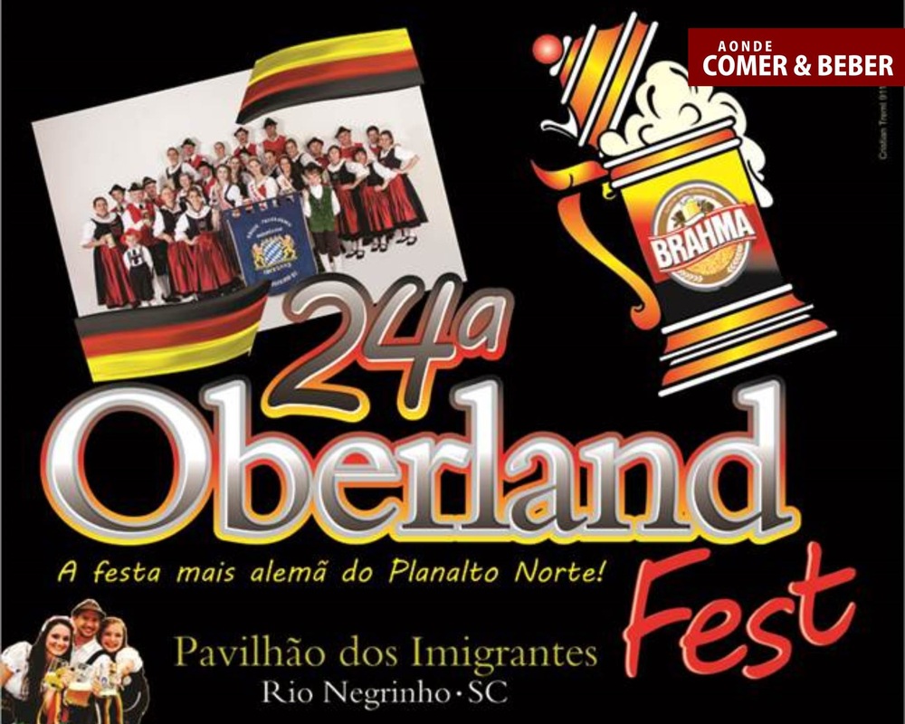A festa mais alemã do Planaldo Norte, no pavilhão dos Imigrantes em Rio Negrinho, SC nos dias 17 e 18 de Outubro de 2014.