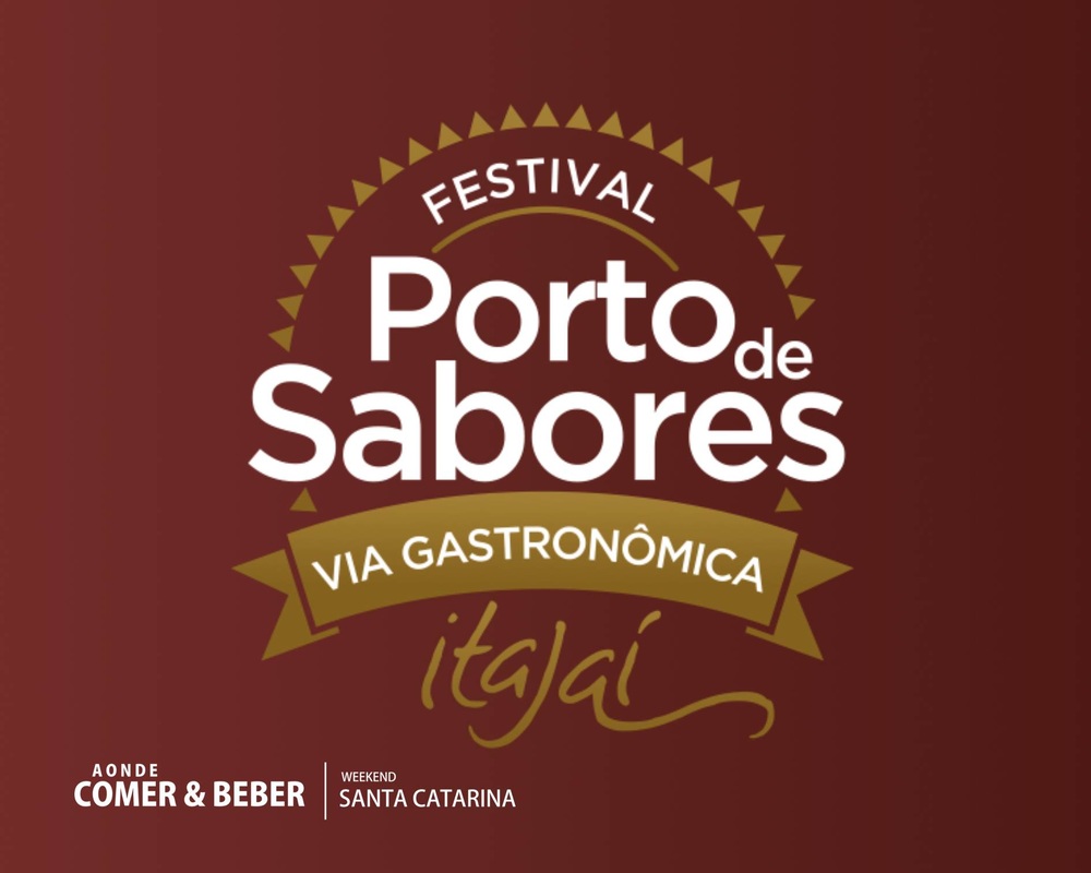 foto logo festival porto de sabores via gastronomica em Itajai 2015